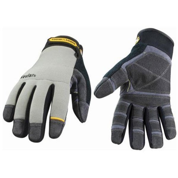 Youngstown Glove General Utility Gloves, General Utility Plus lined w/ KEVLAR, Extra Large, Gray 05-3080-70-XL